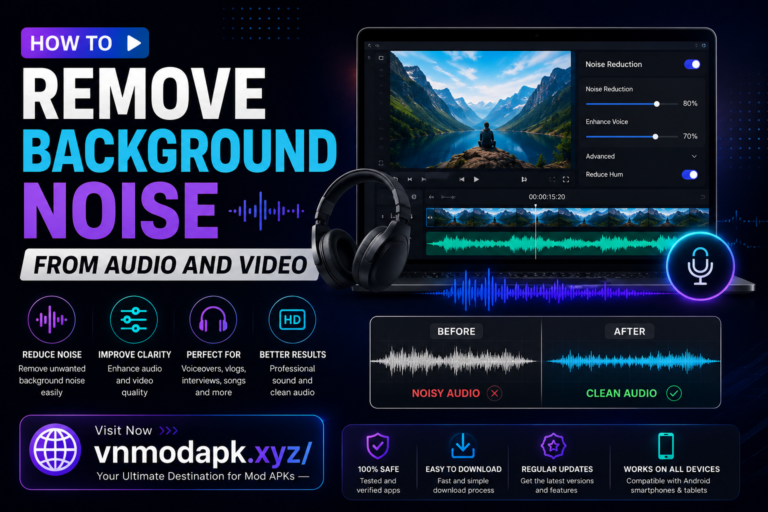 How to Remove Background Noise from Audio and Video